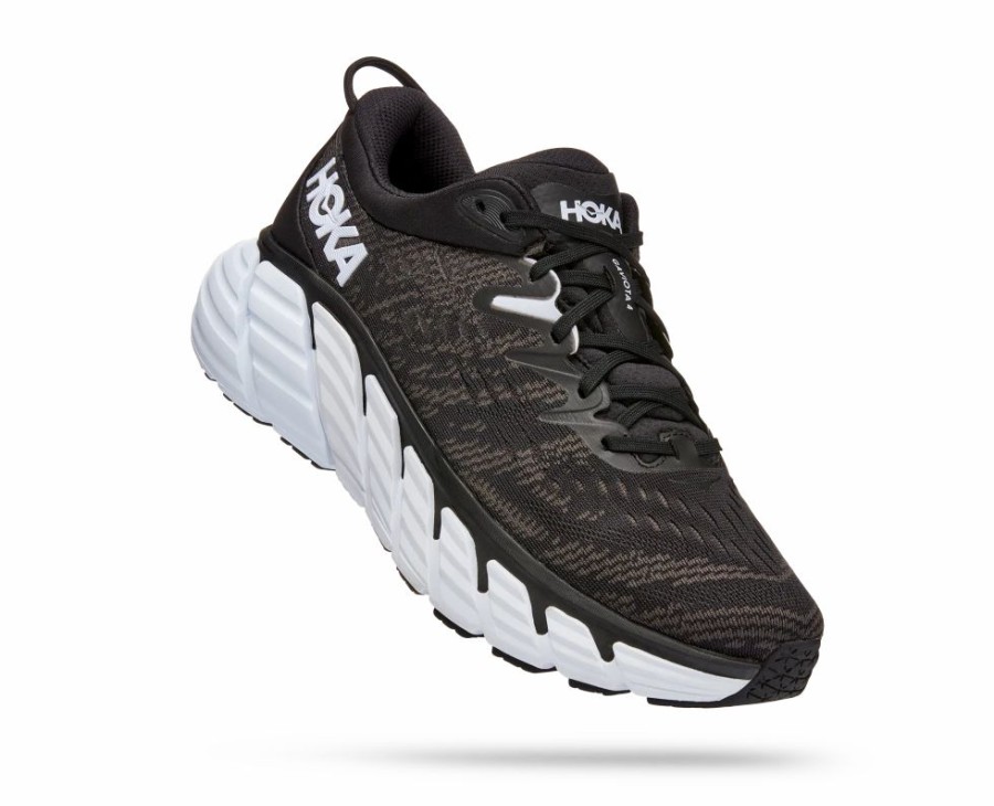 Athletic * | Hoka' Men'S Gaviota 4 Black / White