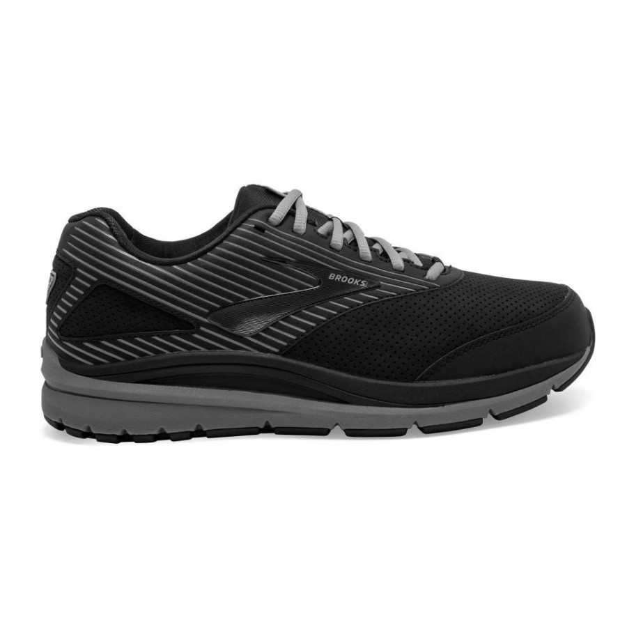 Athletic * | Brooks' Men'S Addiction Walker Suede Black / Primer / Black