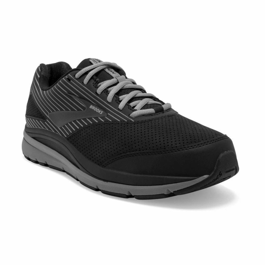 Athletic * | Brooks' Men'S Addiction Walker Suede Black / Primer / Black