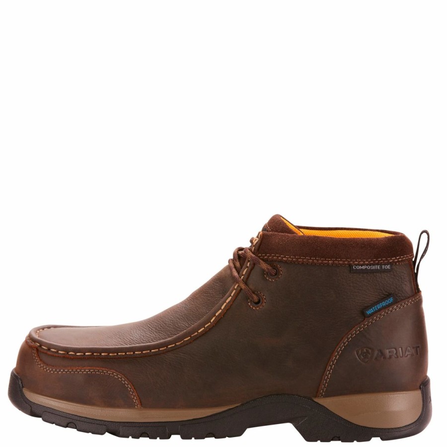 Work * | Ariat' Men'S Edge Lte Moc Comp Toe Brown