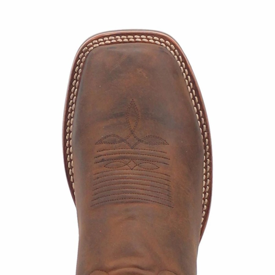 Cowboy * | Dan Post Boot Co 'Dan Post' Men'S 13 Bellamy Square Toe Tan / Bone