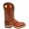 Cowboy * | Hondo' Men'S 11 Western Square Toe Maple Crazy Horse