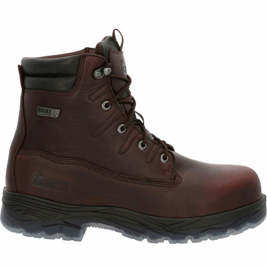 Work * | Rocky' Men'S 6 Forge Eh Wp Sr Comp Toe Brown