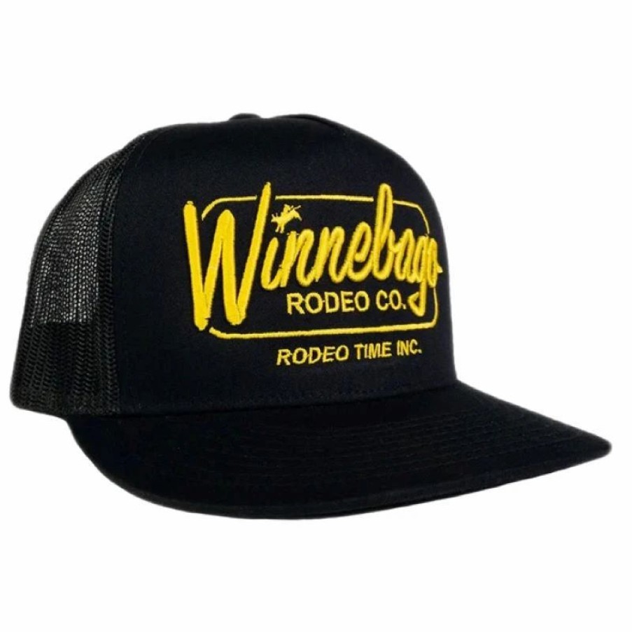 Accessories * | Dale Brisby' Men'S Winnebago Flat Bill Cap Black