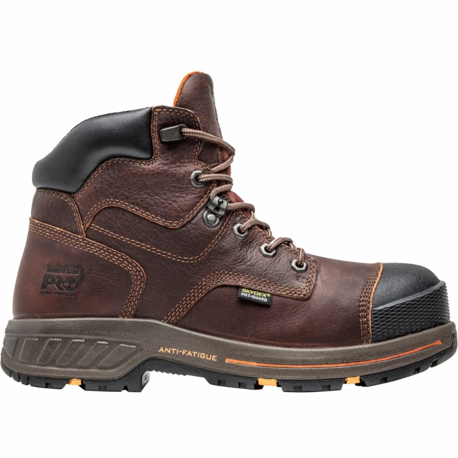 Work * | Timberland Pro' Men'S 6 Helix Eh Int. Met Guard Hd Comp Toe Brown