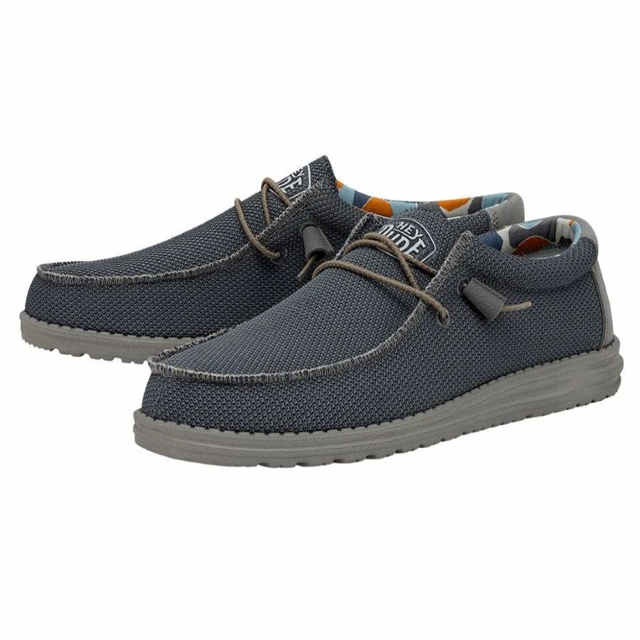 Casual & Dress * | Hey Dude' Men'S Wally Sox Triple Needle Blue Shadow