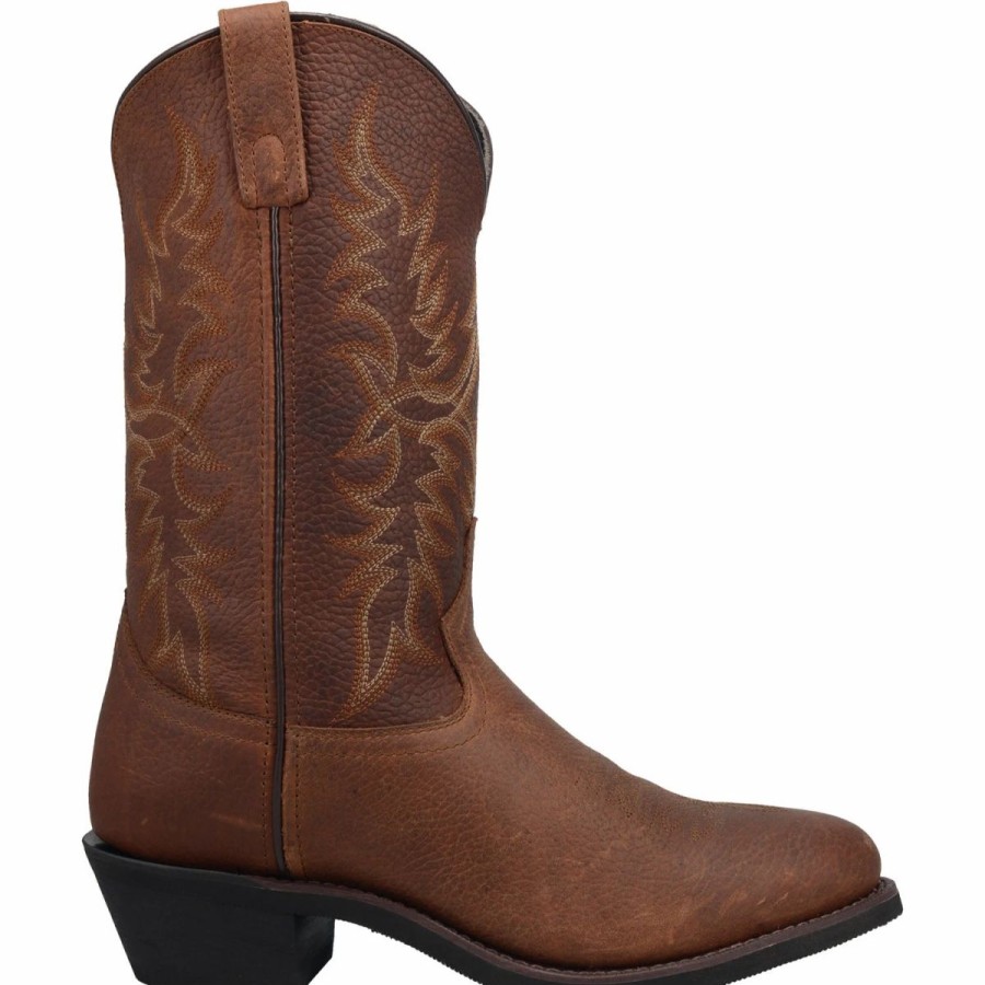 Cowboy * | Laredo' Men'S 12 Saw Mill Western Round Toe Brown