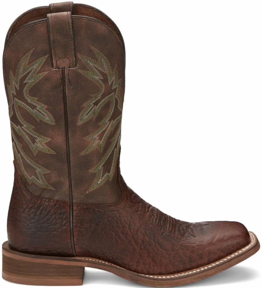 Cowboy * | Nocona' Men'S Henry Western Square Toe Vintage Brown