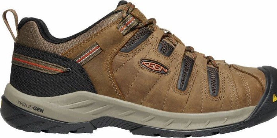 Work * | Keen Utility' Men'S Flint Ii Eh Steel Toe Shitake / Rust