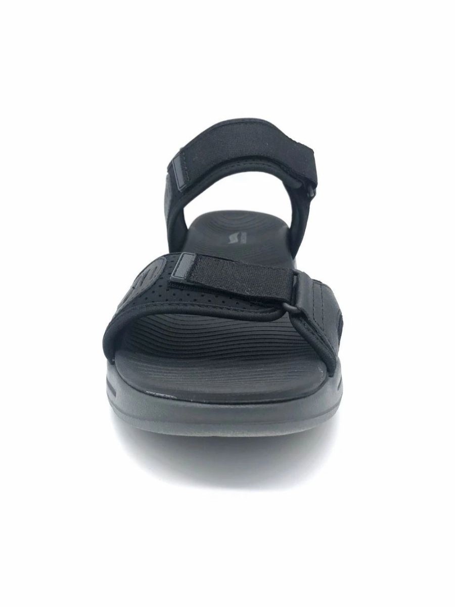 Casual & Dress * | Skechers' Men'S Gowalk Arch Fit Sandal Black / Charcoal