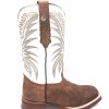 Cowboy * | Tanner Mark Boots 'Tanner Mark' Men'S 13 Western Square Toe Brown / Bone