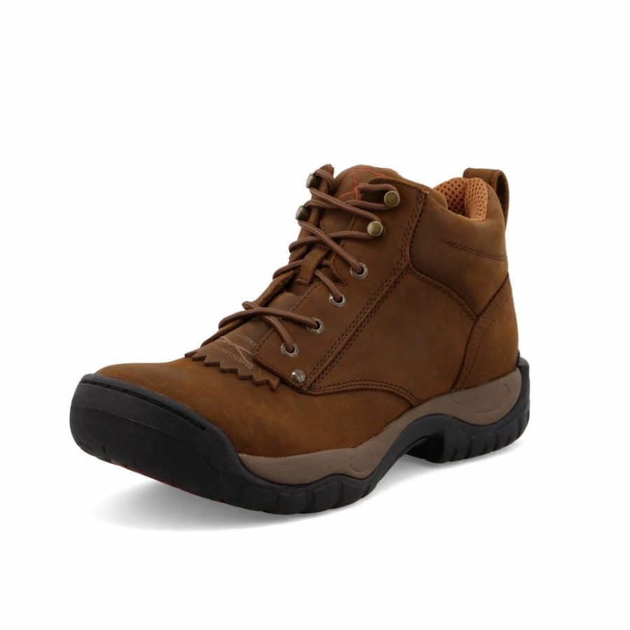 Work * | Twisted X Boots 'Twisted X' Men'S 4 All Around Soft Toe Hiker Brown