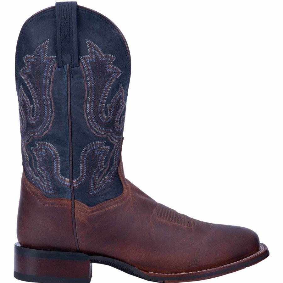 Cowboy * | Dan Post Boot Co 'Dan Post' Men'S 11 Winslow Square Toe Dark Brown