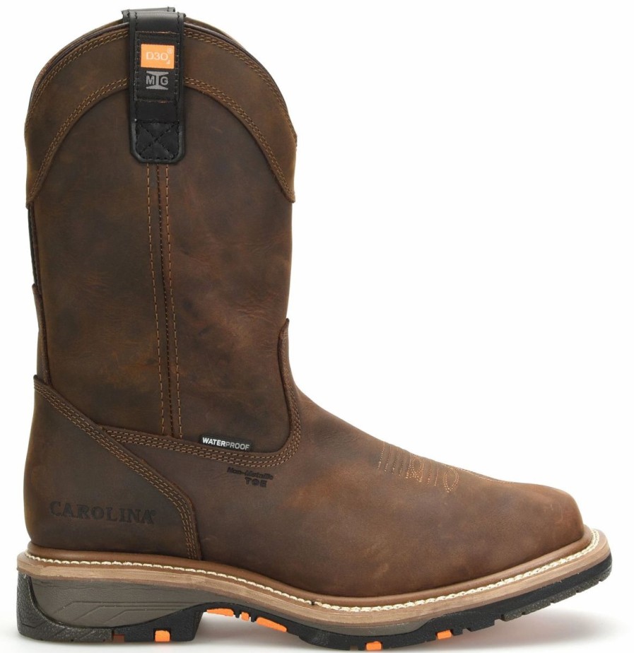 Work * | Carolina' Men'S 11" Actuator Metguard Eh Wp D30 Comp Toe Brown