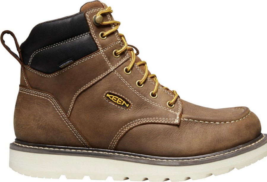 Work * | Keen Utility' Men'S 6 Cincinnati Eh Wp Soft Toe Belgian / Sandshell