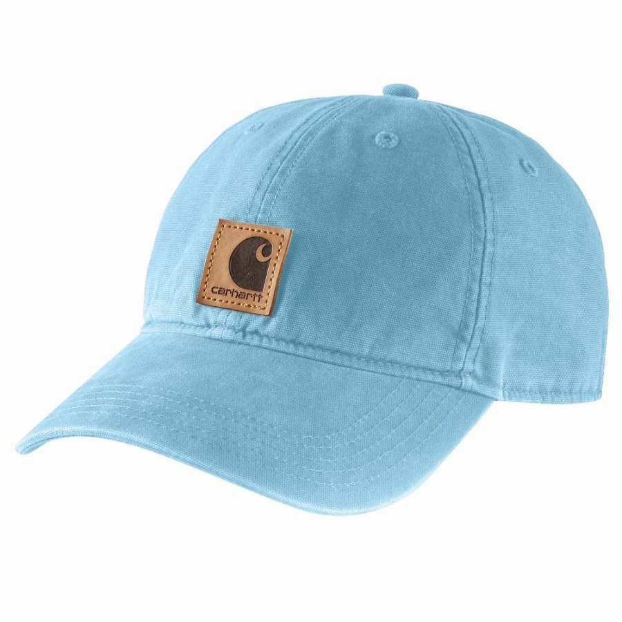 Accessories * | Carhartt' Men'S Adjustable Canvas Cap Powder Blue