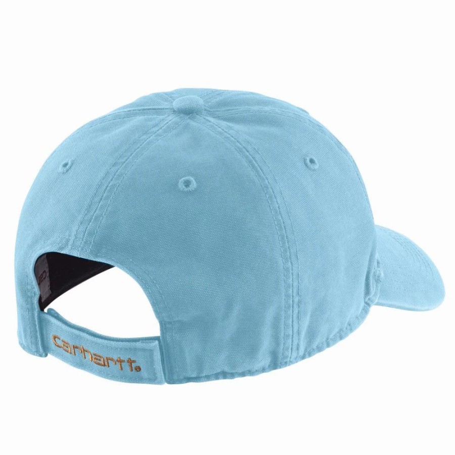 Accessories * | Carhartt' Men'S Adjustable Canvas Cap Powder Blue