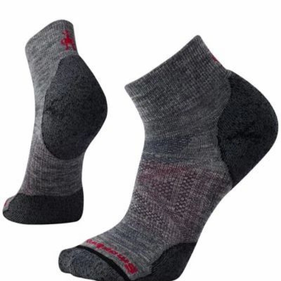 Accessories * | Smartwool Phd Outdoor Light Mini Socks Medium Gray / Black