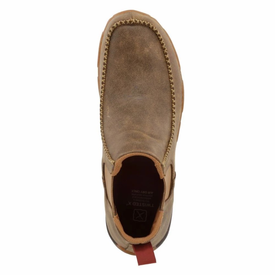 Casual & Dress * | Twisted X Boots 'Twisted X' Men'S Slip On Driving Moc Brown