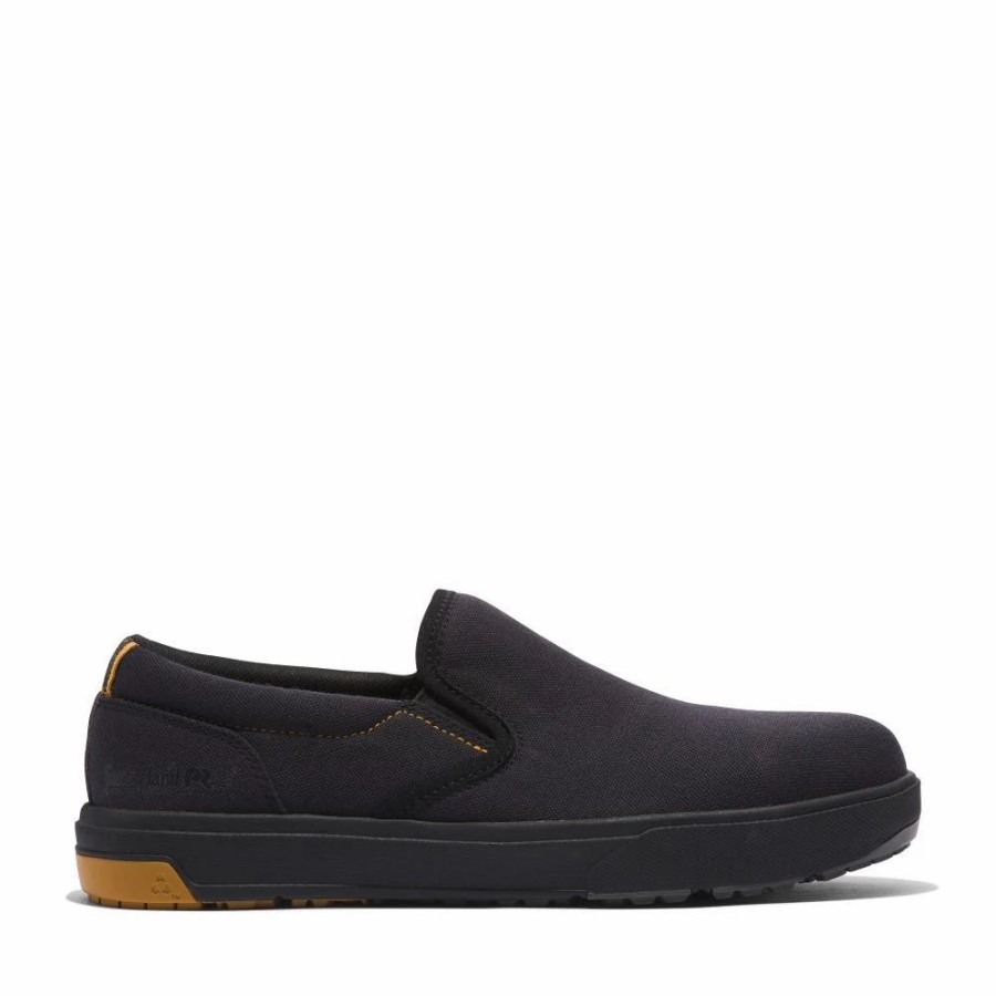 Work * | Timberland Pro' Unisex Greenstride Berkley Slip On Eh Comp Toe Grey / Yellow