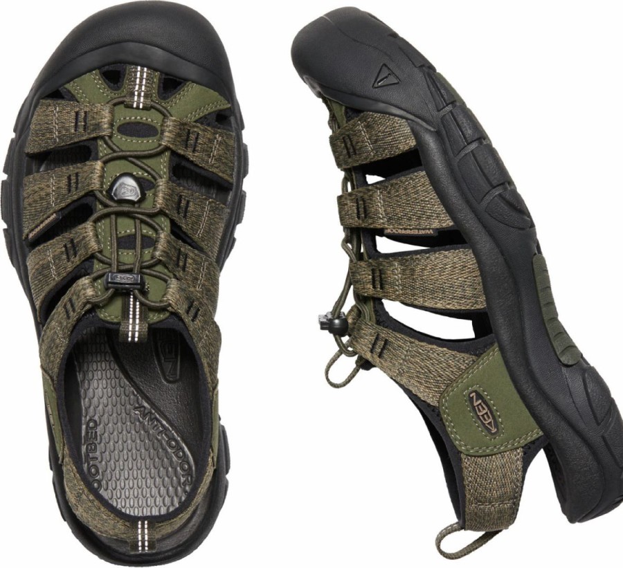 Casual & Dress * | Keen Outdoor' Men'S Newport H2 Sandal Forest Night / Black