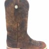 Cowboy * | Tanner Mark Boots 'Tanner Mark' Men'S 13 Western Square Toe Buffalo Honey / Mad Dog Honey