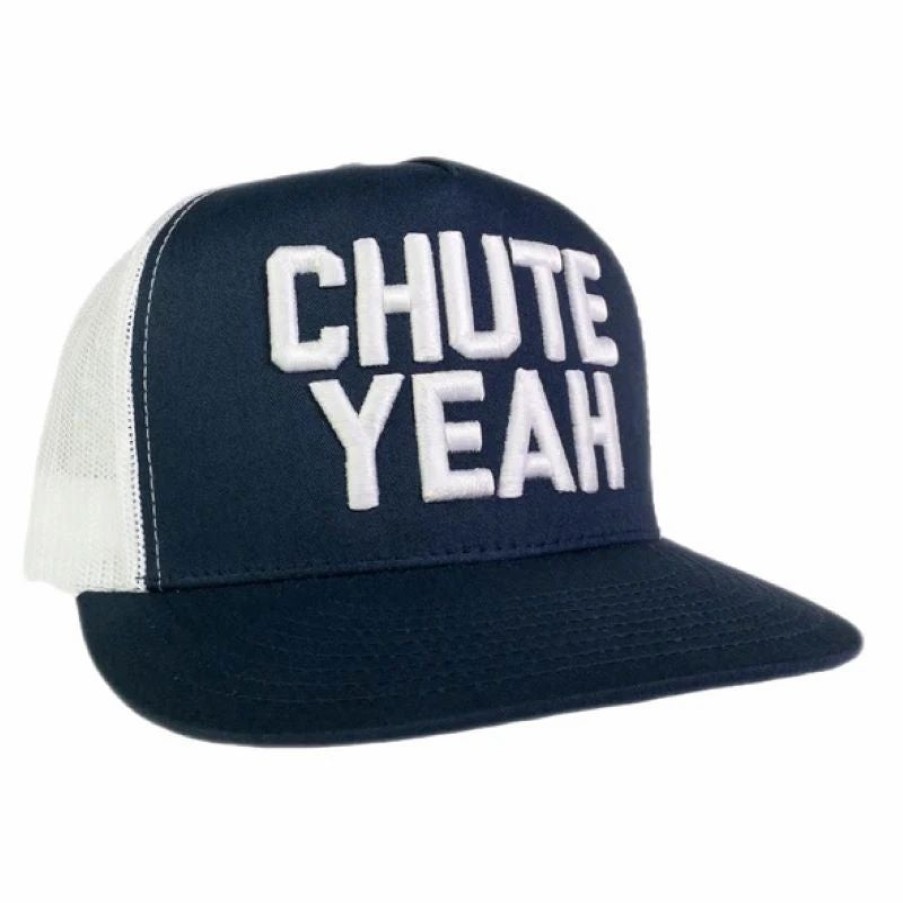 Accessories * | Dale Brisby' Men'S Chute Yeah Meshback Cap Navy