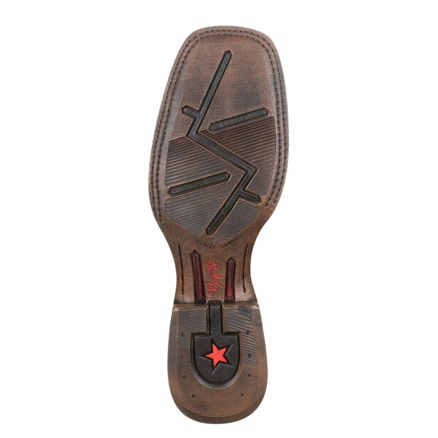 Work * | Durango' Men'S 12 Rebel Pro Dark Bay Western Square Toe Brown / Dark Bay