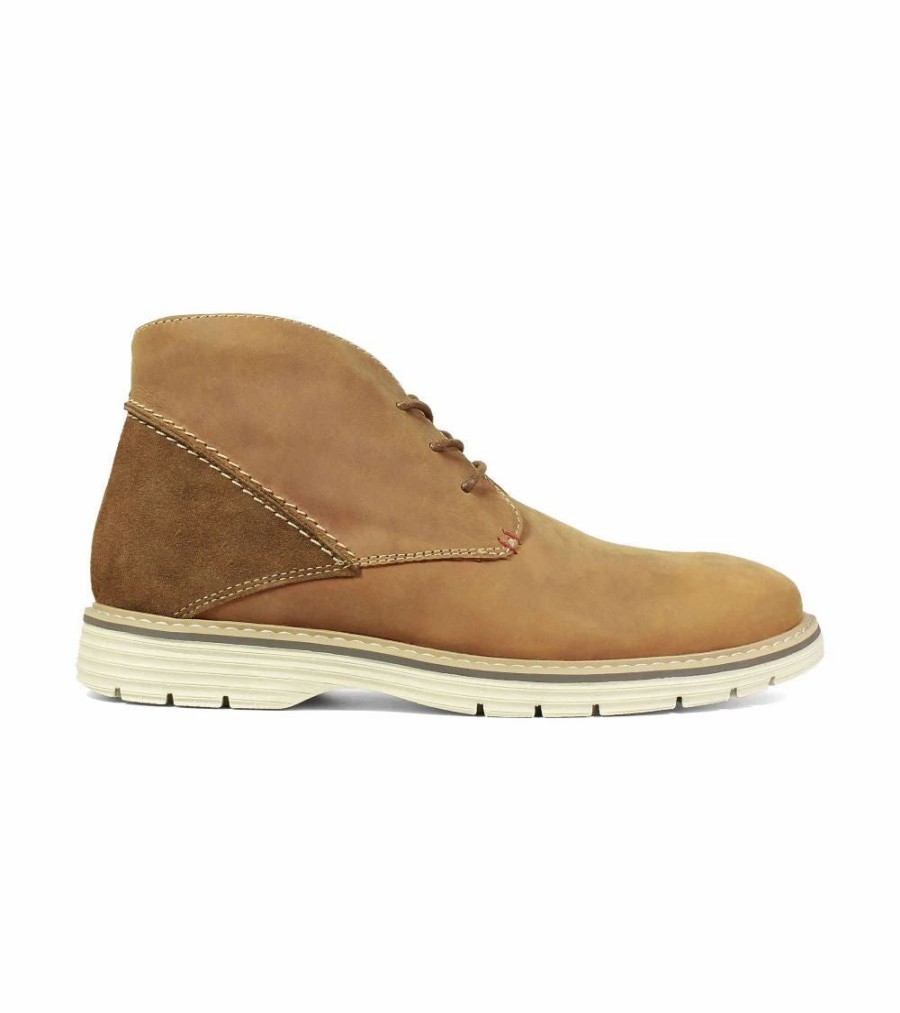 Casual & Dress * | Nunn Bush' Men'S Littleton Plain Toe Chukka Boot Tan Leather