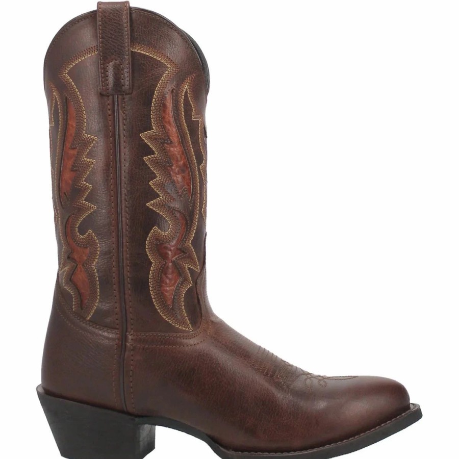 Cowboy * | Laredo' Men'S 12 Silas Western Round Toe Brown