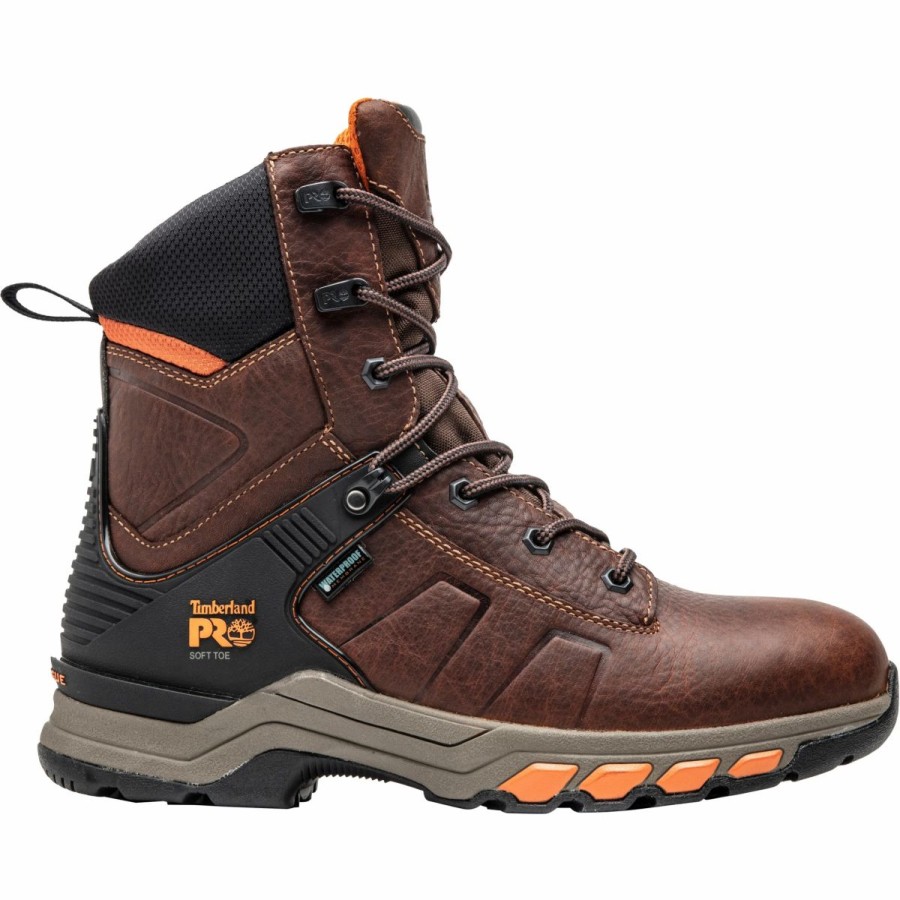 Work * | Timberland Pro' Men'S 8 Hypercharge Eh Wp Soft Toe Brown / Black