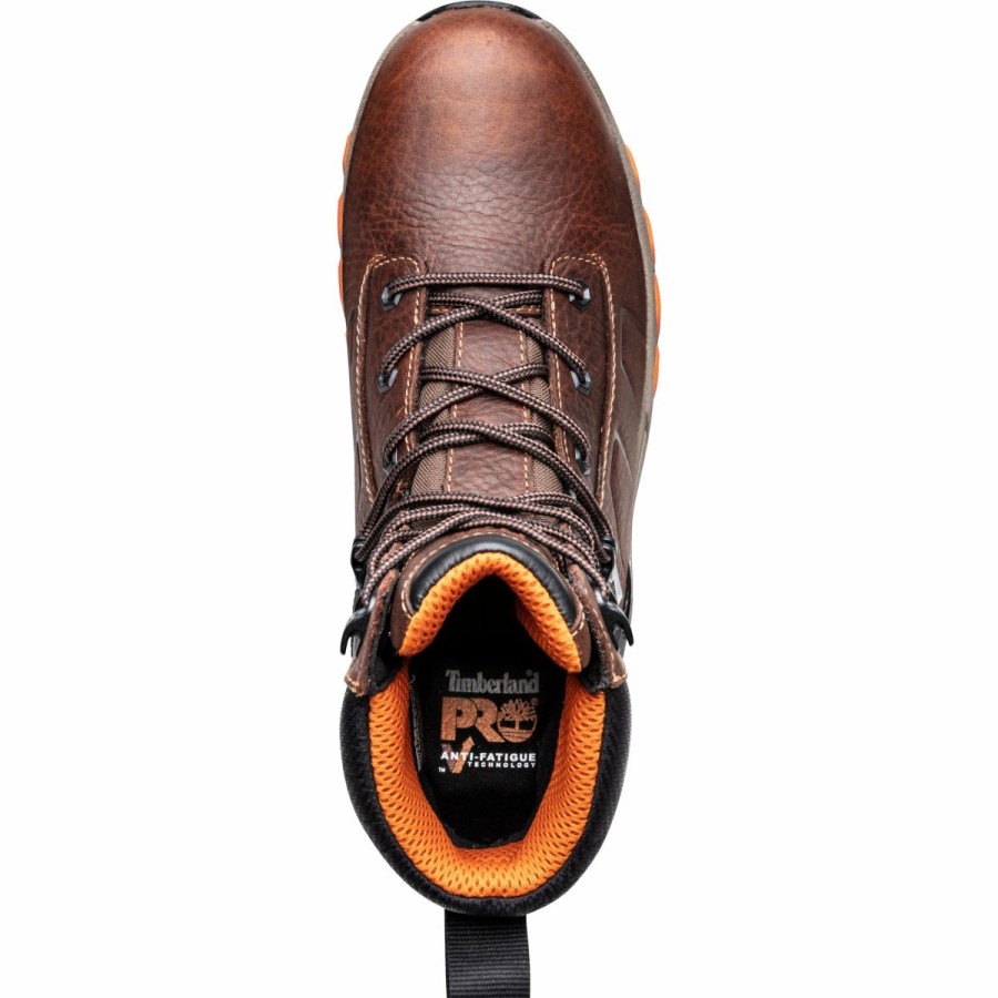 Work * | Timberland Pro' Men'S 8 Hypercharge Eh Wp Soft Toe Brown / Black